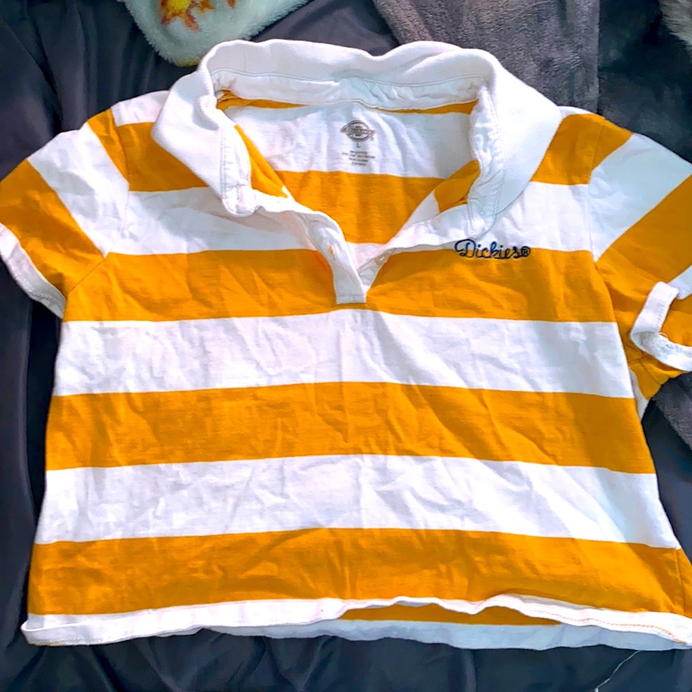 striped Dickies shirt with collar